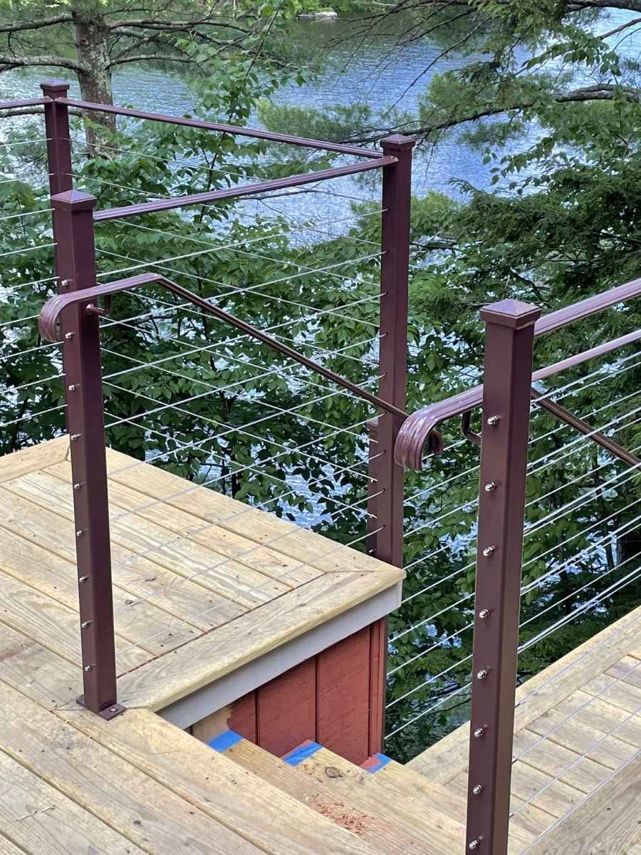 aluminum-railing-img custom metal handrails NH